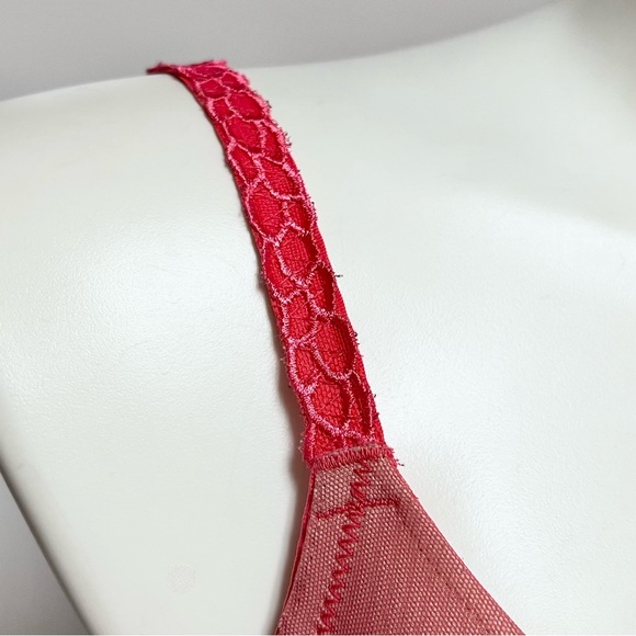 Natori Size 38DDD Showcase Full Fit Contour Underwire Coral Nylon T-Shirt Bra - Picture 3 of 13